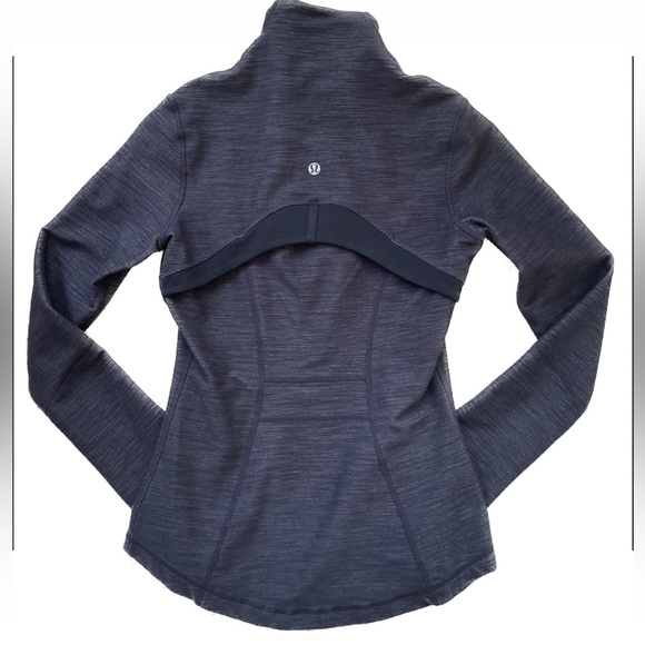 LULULEMON DARK GREY ZIP UP SWEATER (size: 2) - Picture 2 of 3